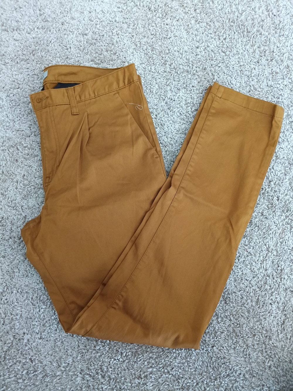 Kenneth Cole Slim Straight Chino Pants - Camel